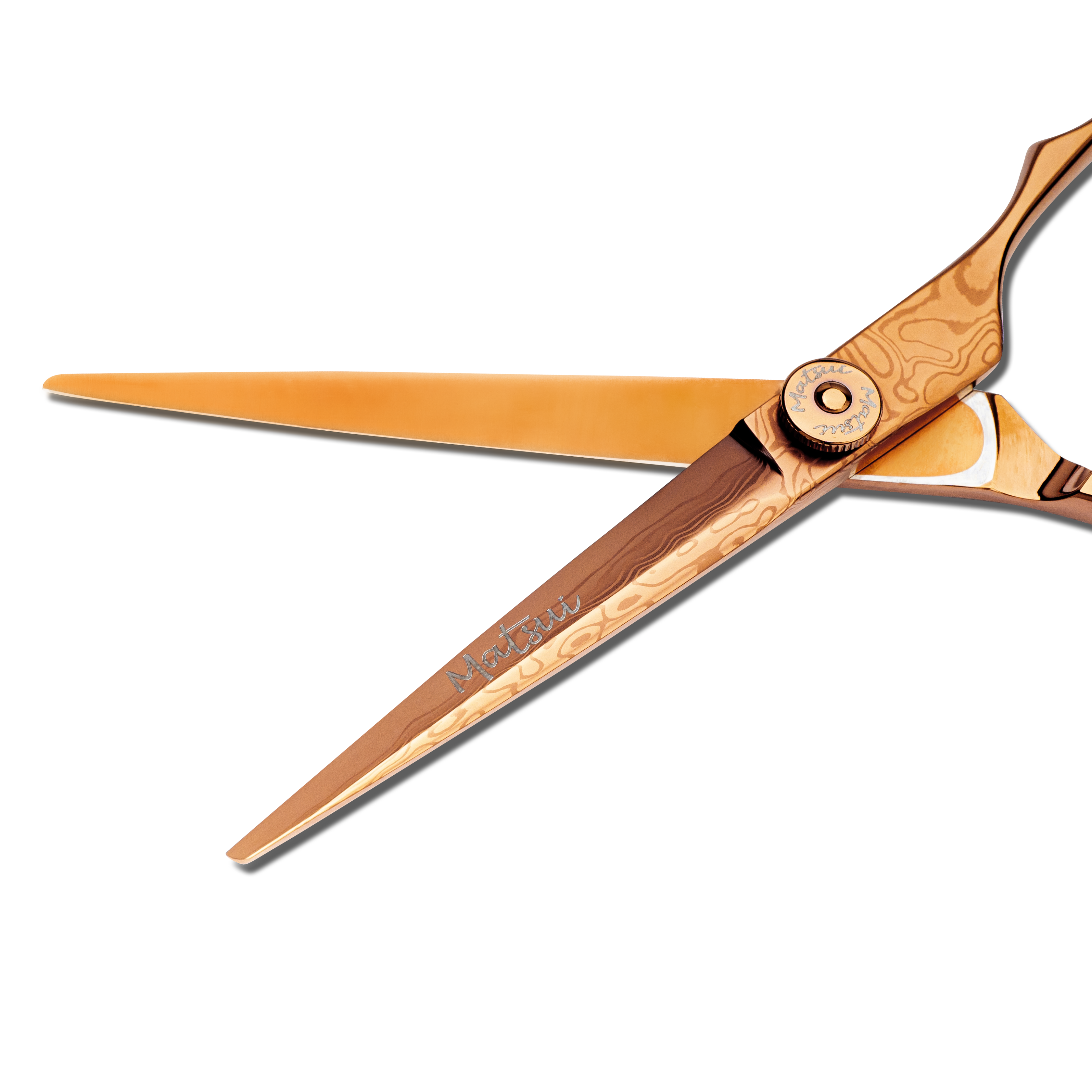 Signature Damascus Scissor Rose Gold