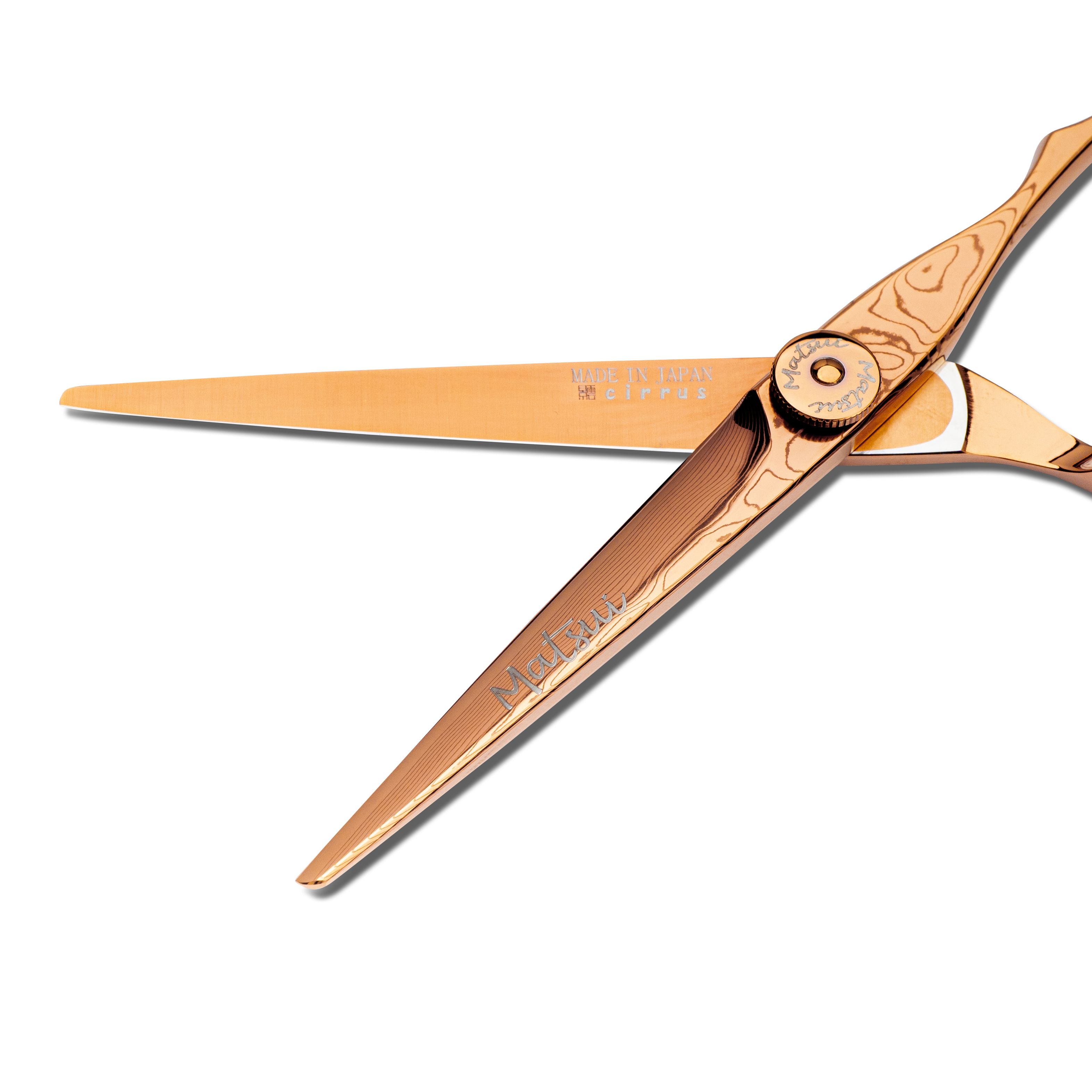 Signature Damascus Scissor Rose Gold