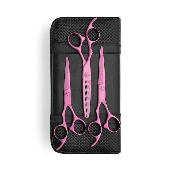 Matsui 2025 Neon Pink Offset Hair Scissors