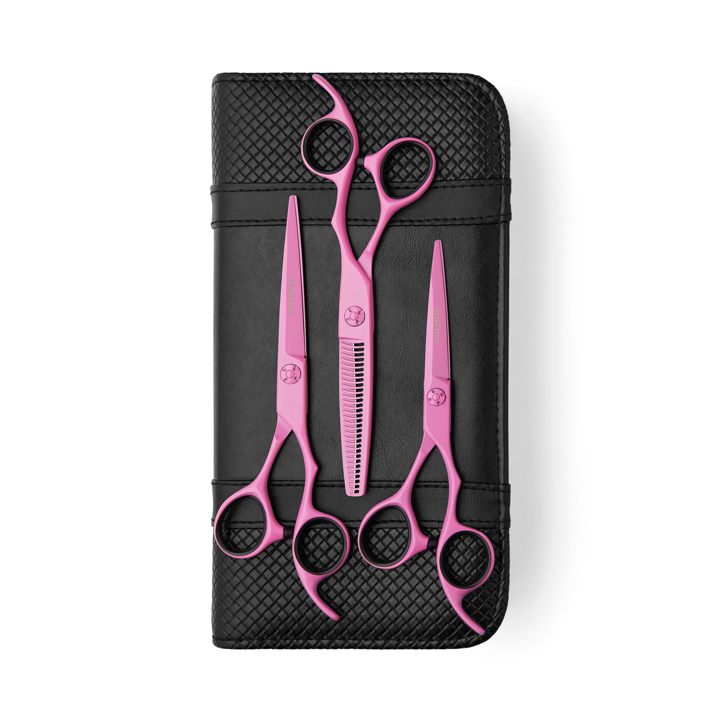 Matsui 2025 Neon Pink Offset Hair Scissors