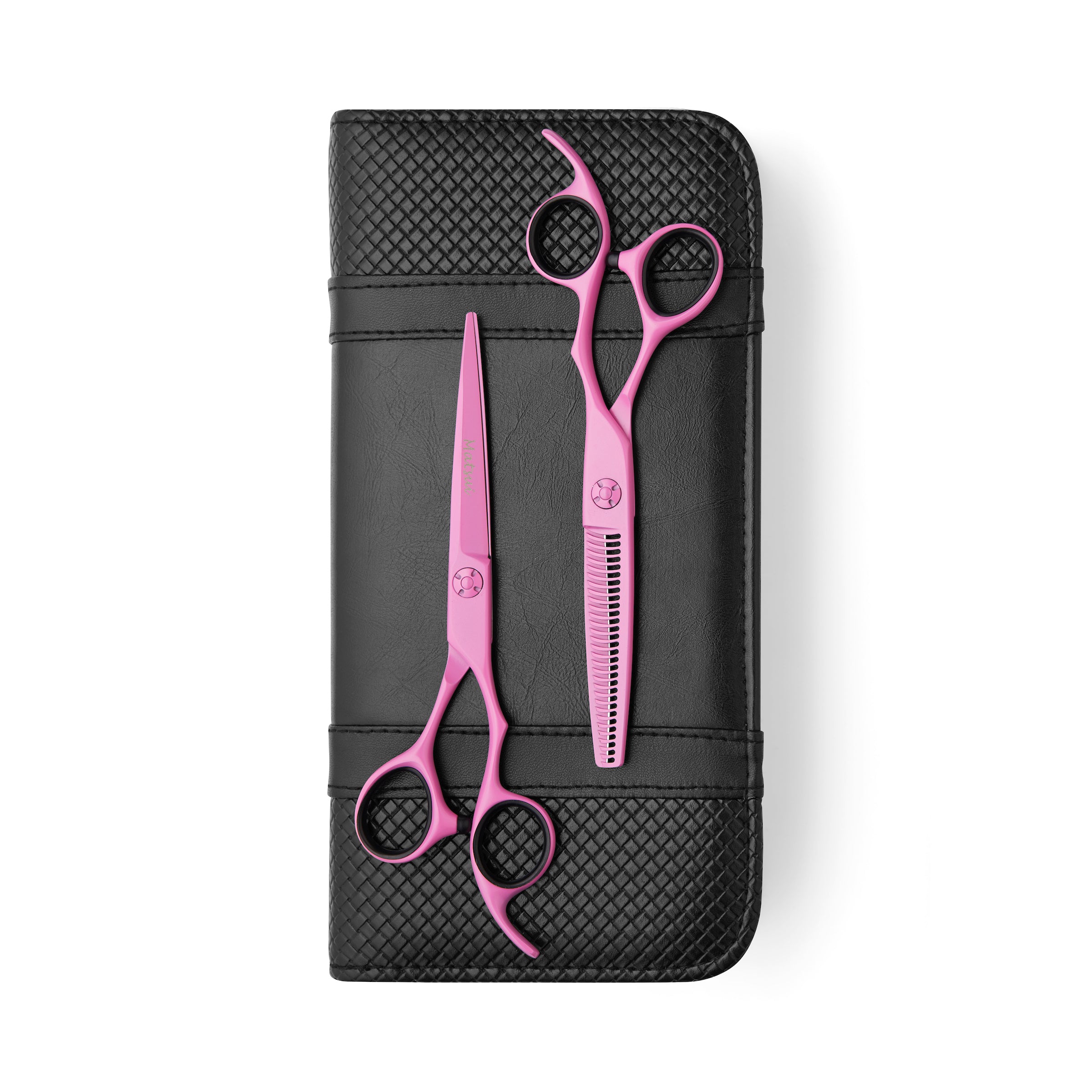 Matsui 2025 Neon Pink Offset Hair Scissors