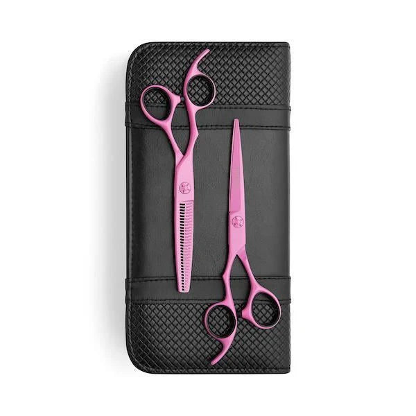 Matsui 2025 Neon Pink Offset Hair Scissors