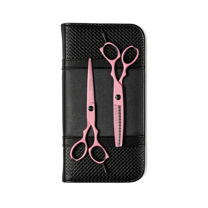 Matsui Precision Pastel Pink Professional Hair Scissor & Thinner Combo