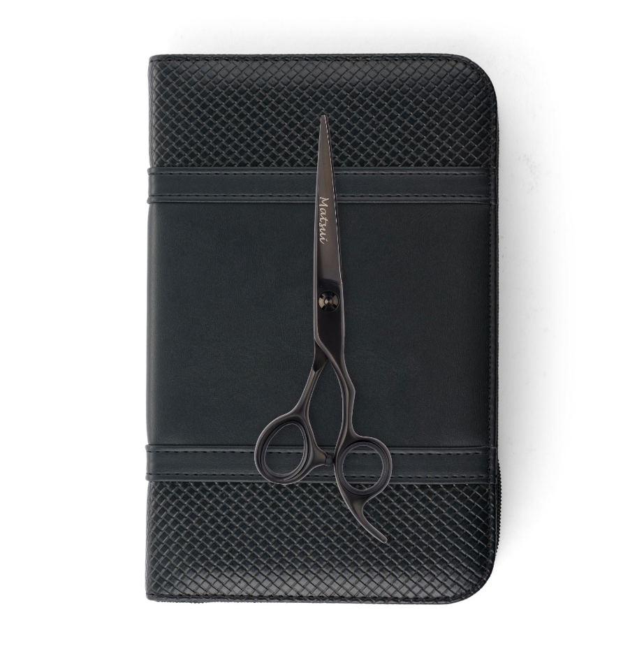 🎁 Matsui Lightweight Classic Matte Black Offset Cutting Scissor (100% off)