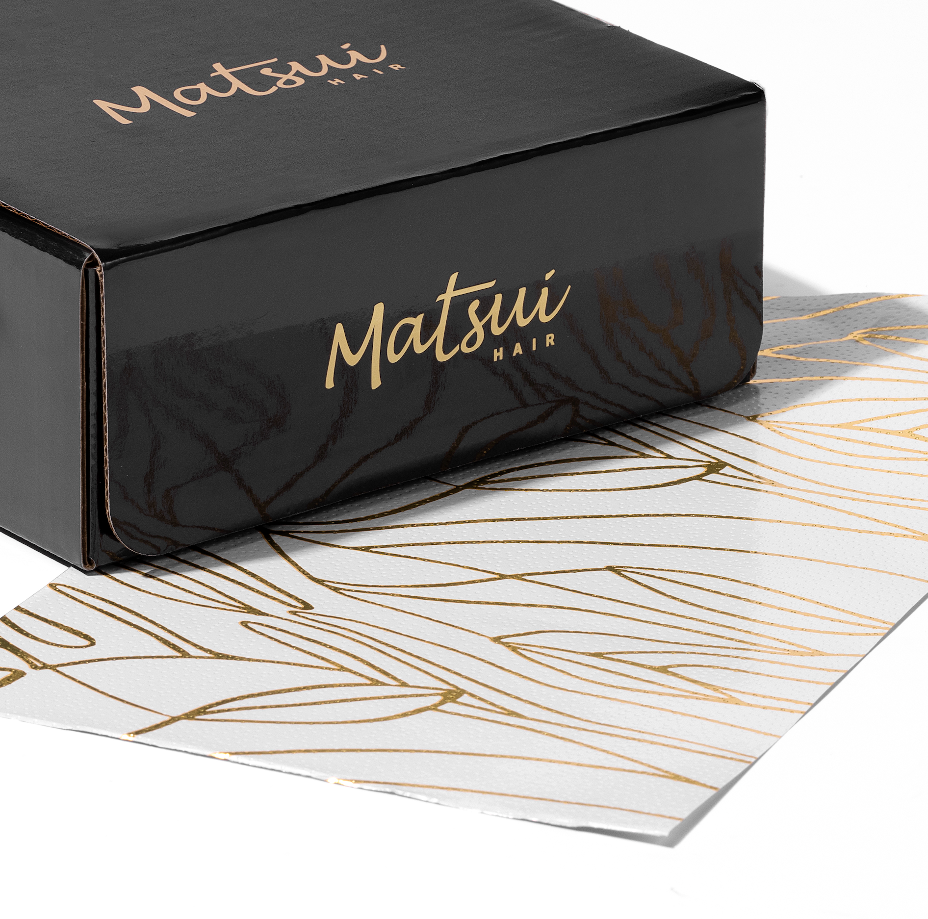 Gold Leaf Hair Foil - Flat Box