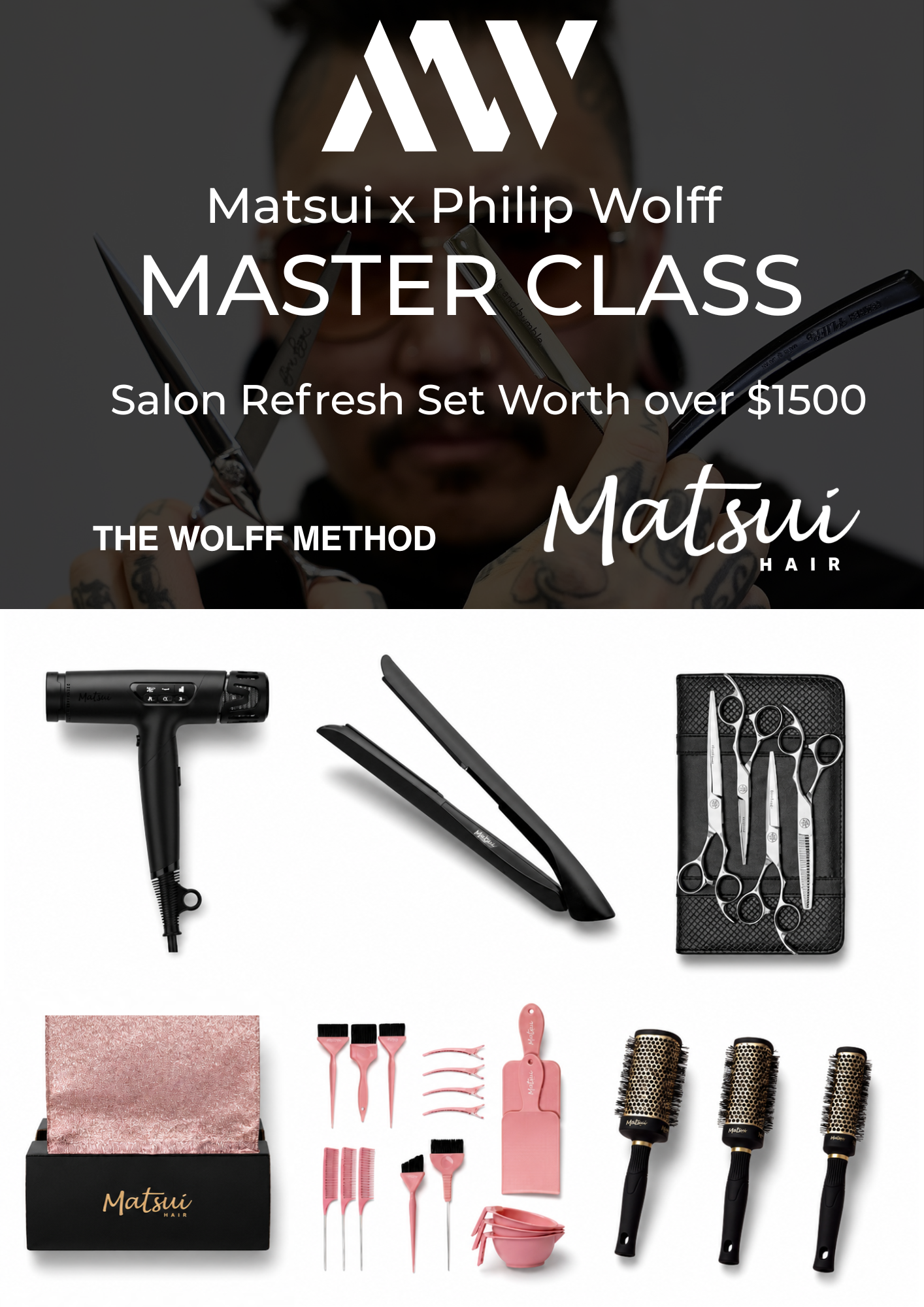 THE WOLFF METHOD:  2-DAY ADVANCED CUTTING EXPERIENCE HAIRDRESSING CLASS